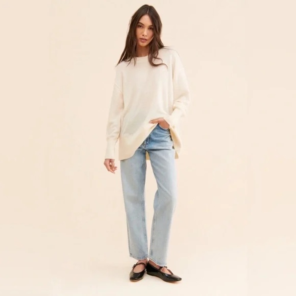 free people talk all night cashmere sweater